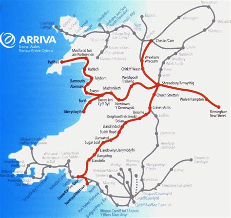 Rail Map Of England And Wales - United States Map