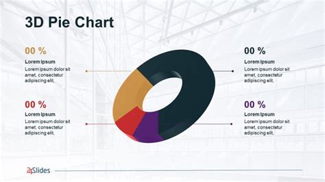 Editable 3D Pie Chart PowerPoint Template