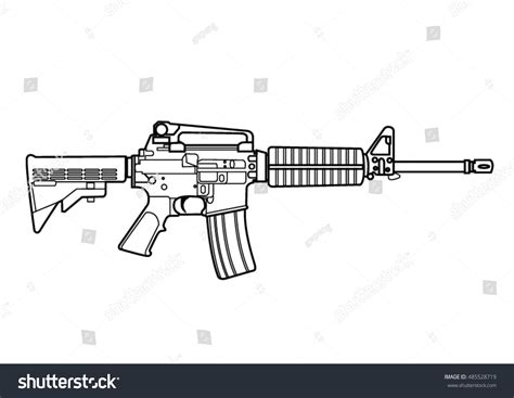 M16 Coloring Pages