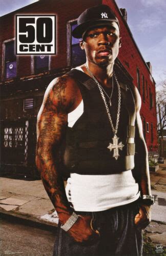 ORIGINAL 2003 50 CENT BULLETPROOF VEST POSTER FUNKY #6595 22X34 NEW ...