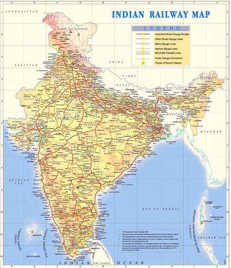 Railway Line Map Of India - Image to u