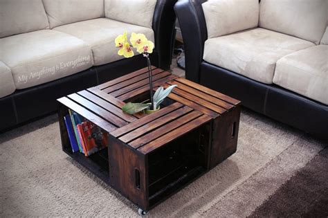 20 DIY Wooden Crate Coffee Tables - Guide Patterns