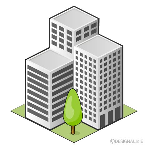 Buildings Clip Art Free PNG Image｜Illustoon