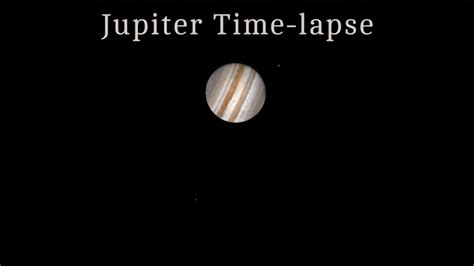 Jupiter rotation in time lapse. - YouTube