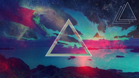 Space Triangle Wallpaper