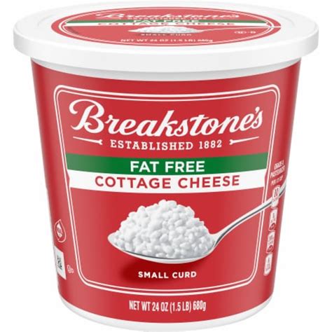 Breakstone's Fat Free Small Curd Cottage Cheese, 24 oz - Fry’s Food Stores