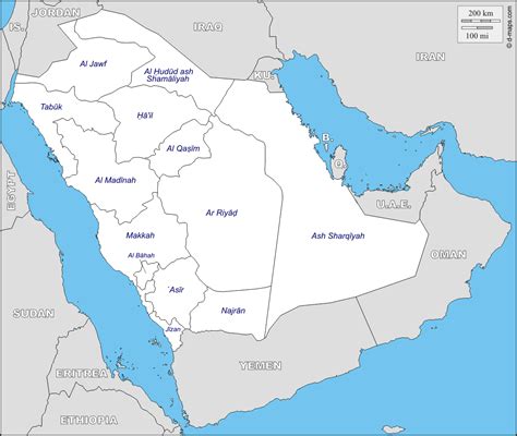 Saudi Arabia Map