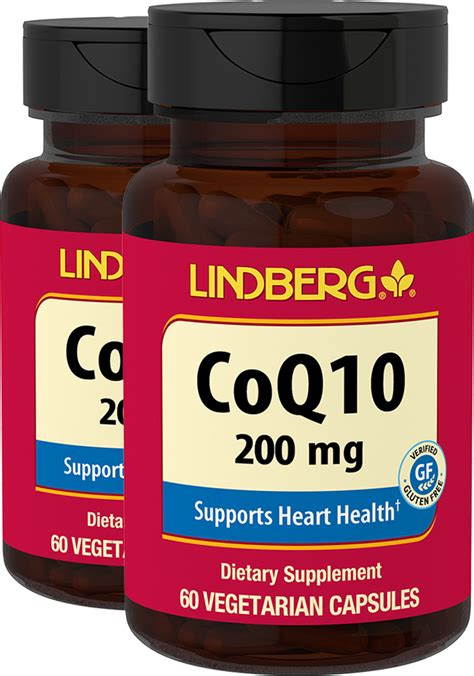 CoQ10, 200 mg, 60 Vegetarian Capsules x 2 bottles | Nutrition Express ...