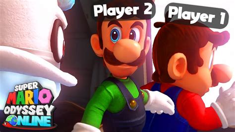 Super Mario Odyssey Online - 2 Player Co-Op Walkthrough - Part 3 - YouTube