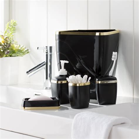 Wayfair Basics Wayfair Basics 5 Piece Plastic Bath Accessory Set ...