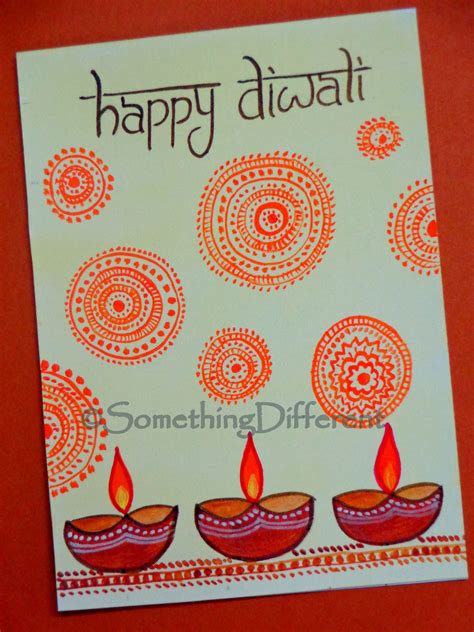 Diwali Greeting Card | Handmade diwali greeting cards, Diwali greetings ...