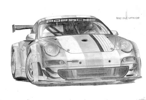 Porsche 911 GT3 RSR Drawing by VinJiro on DeviantArt