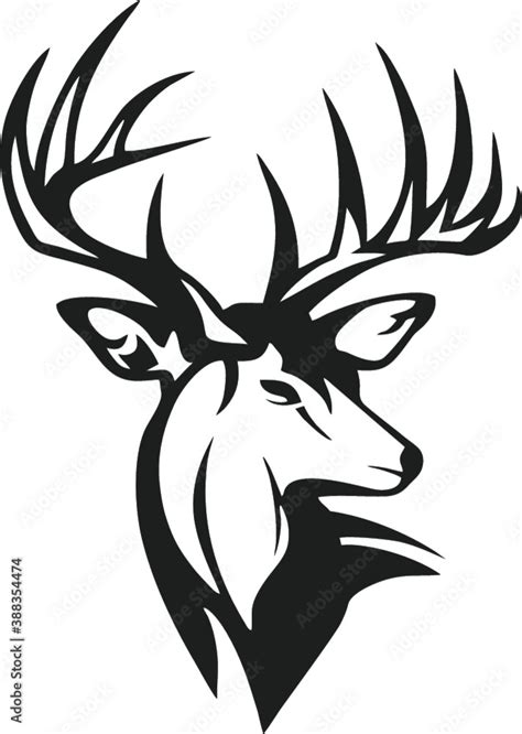 Vetor de Deer Head SVG ,Deer svg, Deer Clipart,Deer Head Clipart do ...