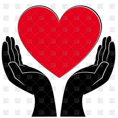 Hands Holding Heart Clipart | Free download on ClipArtMag