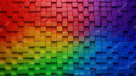 Premium AI Image | A colorful wallpaper with the word rainbow on it.