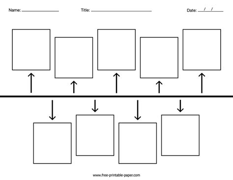 Blank Timeline – Free-printable-paper.com