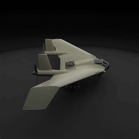 Indiana Jones BV-38 flying wing 3D model 3D printable | CGTrader