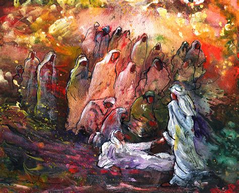 The Resurrection Of Lazarus Painting by Miki De Goodaboom - Fine Art ...