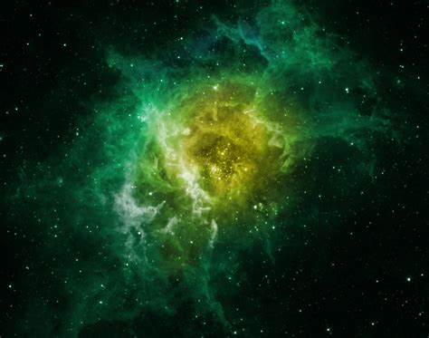 Green Nebula Wallpaper - WallpaperSafari