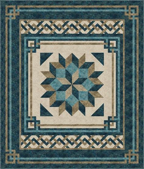 Carpenter's Square quilt kit - queen size