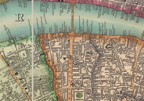 Large Old Map of London – The Old London Map Company