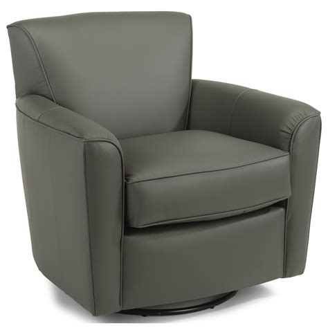 Flexsteel Kingman Transitional Swivel Glider Chair with Tight Back ...