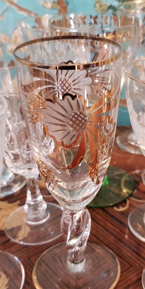 Vintage Sherry Glasses in 2020 | Sherry glasses, Vintage china, Vintage