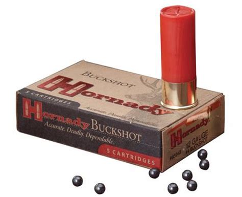 Hornady Varmint Express 12 Gauge - 2.75" - #4 Buckshot - 1350 FPS - 10 ...