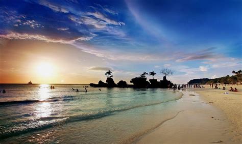 Wallpapers Boracay Beach Sunset - Wallpaper Cave