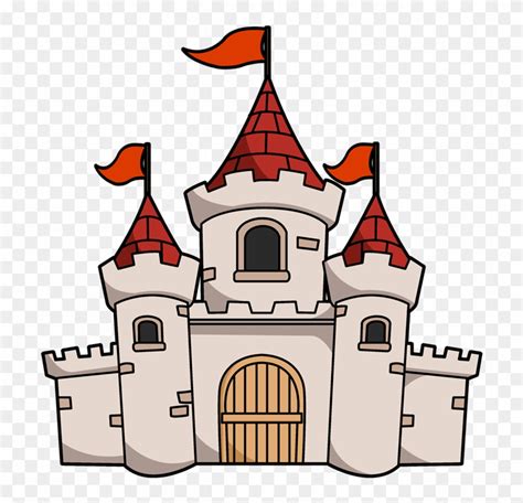 This Cartoon Castle Clip Art Is Perfect For Use On - Castle Clipart ...