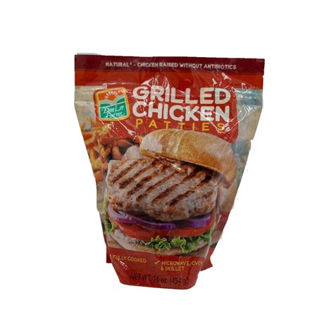 Don Lee Farms Fully Cooked Grilled Chicken Patties, 16 oz, 6 Count ...