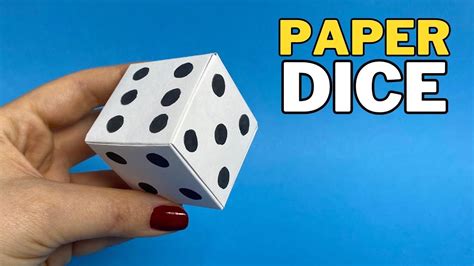 How to Make a Paper Dice? - Origami Dice Easy 🎲 - YouTube