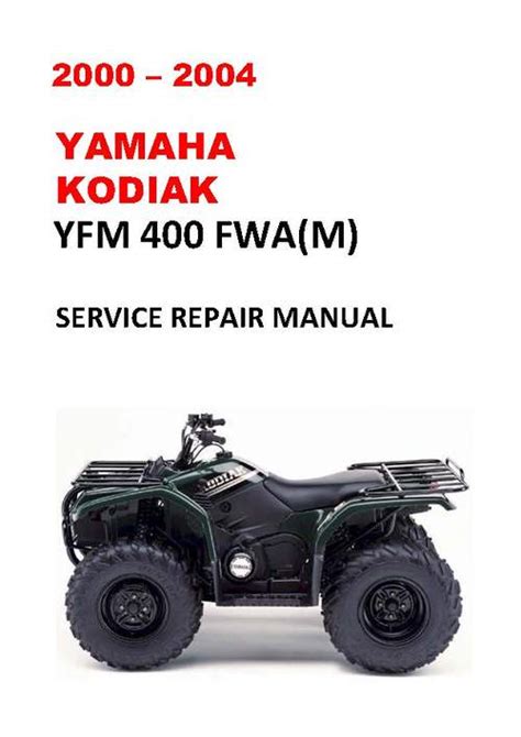 Yamaha 2002 Big Bear 400 Service Manual - fasrgear