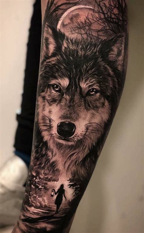 Wolf Tattoo Shoulder, Wolf Tattoo Forearm, Tribal Wolf Tattoo, Wolf ...