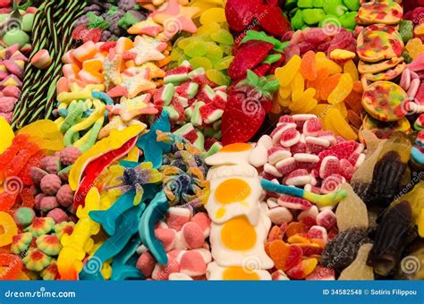 Jelly sweets stock photo. Image of pattern, food, blue - 34582548