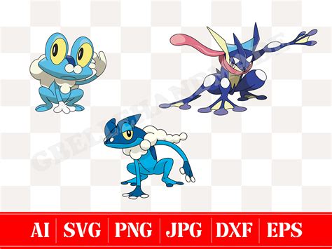 Froakie Evolution Vector Files Svg Frogadier Svg Singapore, 40% OFF