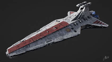 Venator-class Star Destroyer | 3D model | Star destroyer, Star wars ...