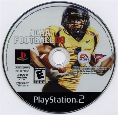 NCAA Football 09 (2008) box cover art - MobyGames