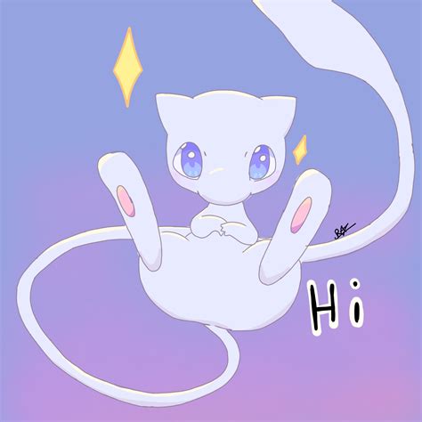 Shiny mew! by ShadowTheShinyEevee on DeviantArt