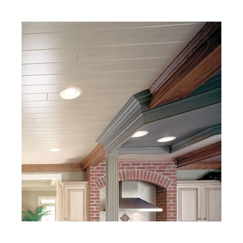 Armstrong Ceilings 84-in x 5-in WoodHaven 10-Pack White Wash Faux Wood ...