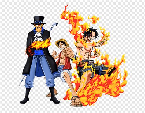 Bond of three brothers: sabo luffy ace, png | PNGWing