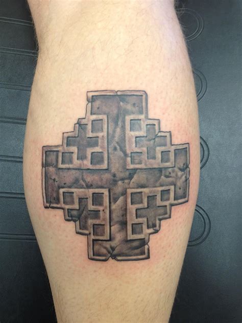 Stone Jerusalem Cross | Tattoo Ideas | Pinterest | Jerusalem, Tattoo ...