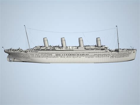 RMS Titanic Cruise Ship - 3D Model by SQUIR