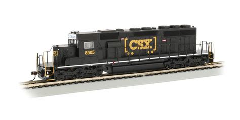 Buy EMD SD40-2 Dcc Equipped Diesel Locomotive CSX #8905 (HTM) - Black ...