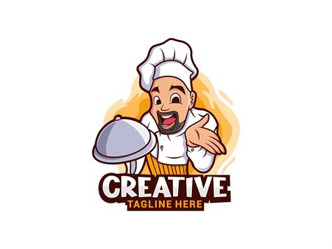 Chef Logo Design Vector Template by Majestic Logo on Dribbble