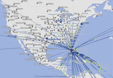 American Airlines 2024 Route Map - Ashli Zuzana