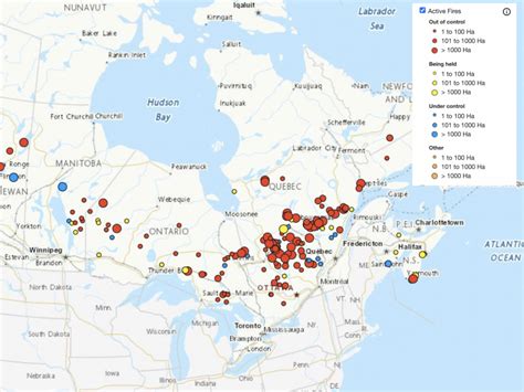 Guillermo Bishop Rumor: Canada Wildfires 2023 Map