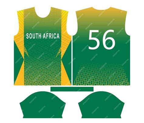 Premium Vector | South africa cricket team sports kid design or south ...