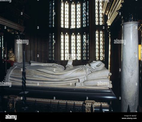 Tomb of Mary, Queen of Scots, Westminster Abbey, London, early 17th ...