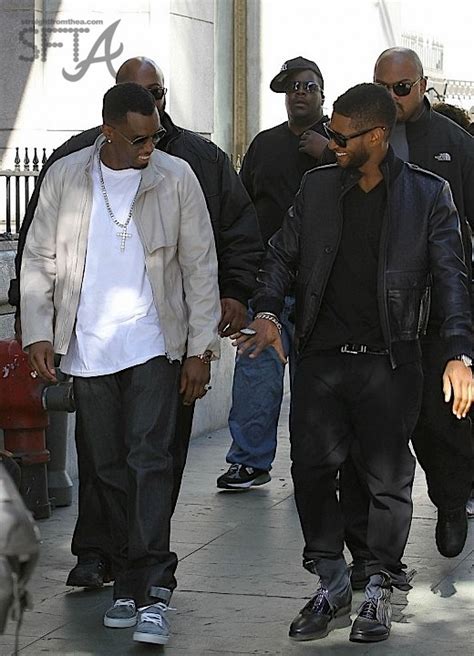 Spotted: Usher & Diddy on the Set of ?Lookin? For Love? - Straight From ...